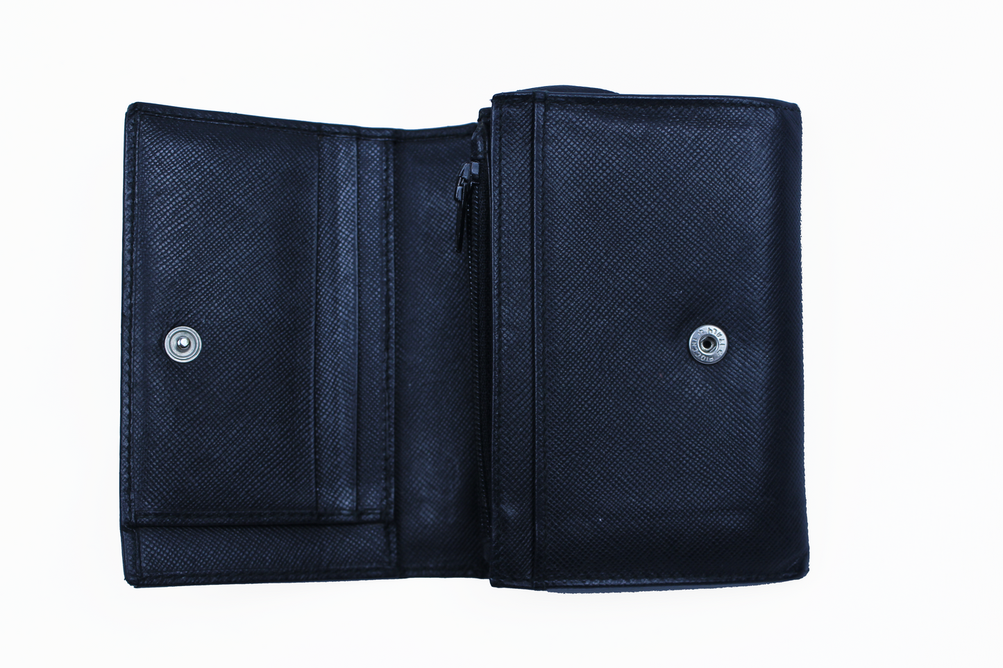 Prada Blue Saffiano Leather Wallet