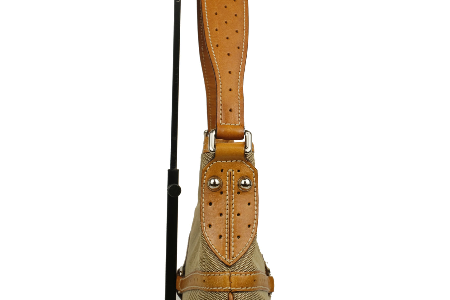 Gucci Canvas Reins Hobo Shoulder Bag