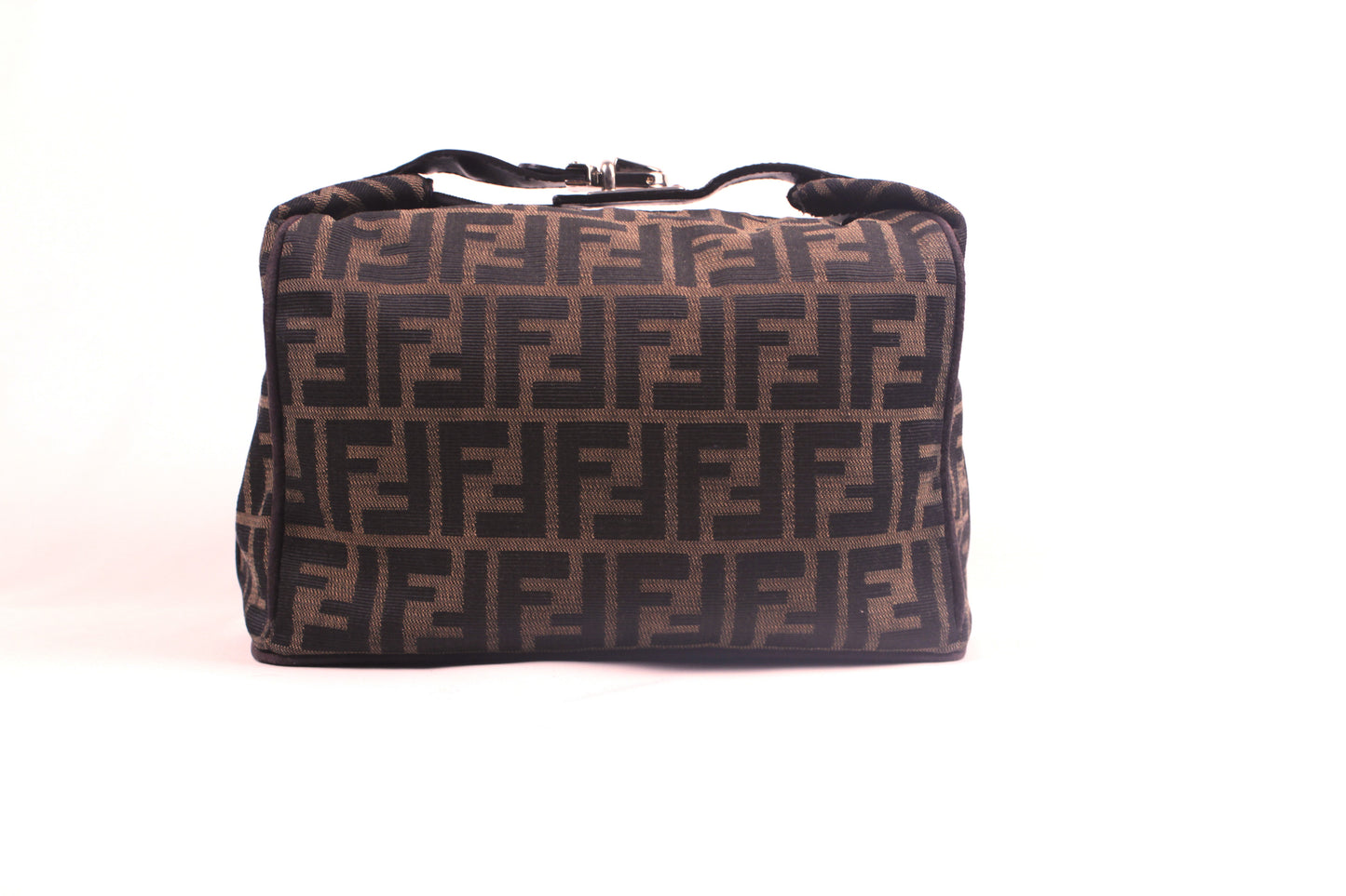 Fendi zucca canvas vanity cosmetic pouch