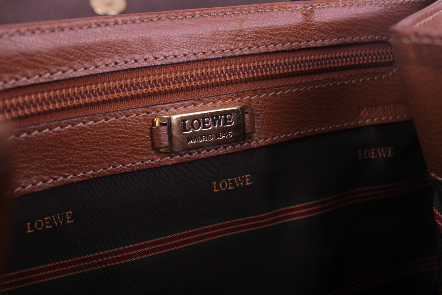 Loewe Velázquez Suede Leather Bag