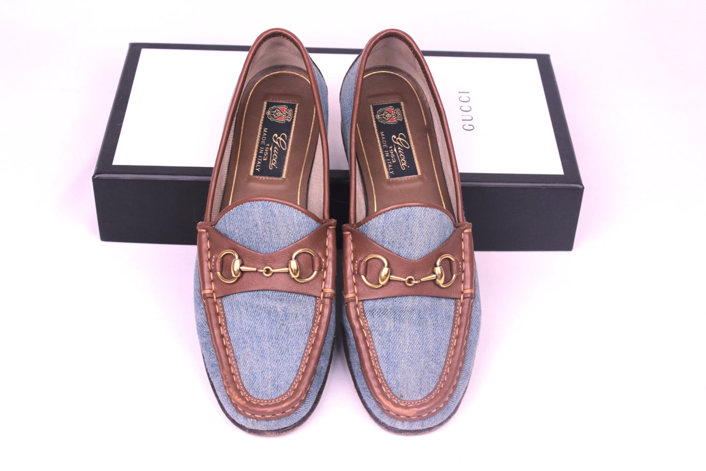 Gucci Leather Horsebit Loafers