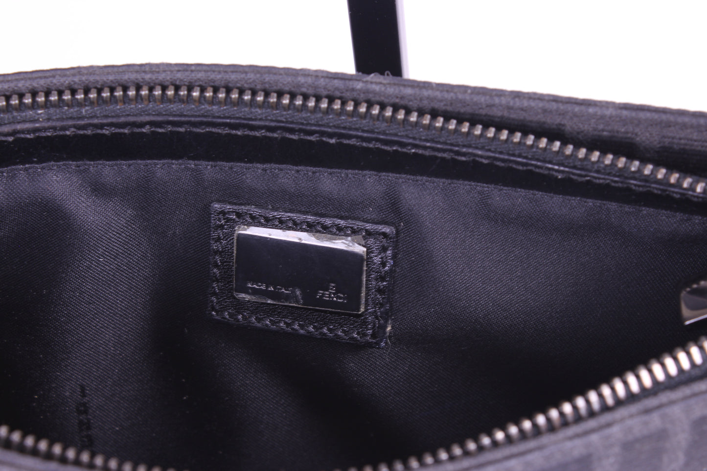 Fendi Black Zucca Shoulder Bag