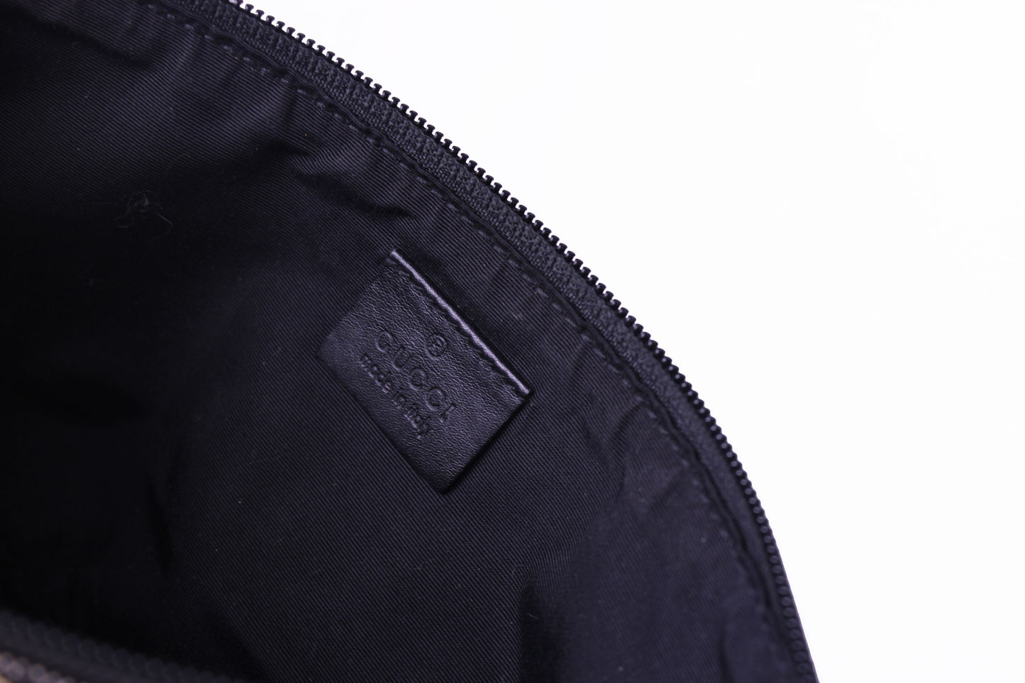 Gucci Boat Pochette Monogram Canvas