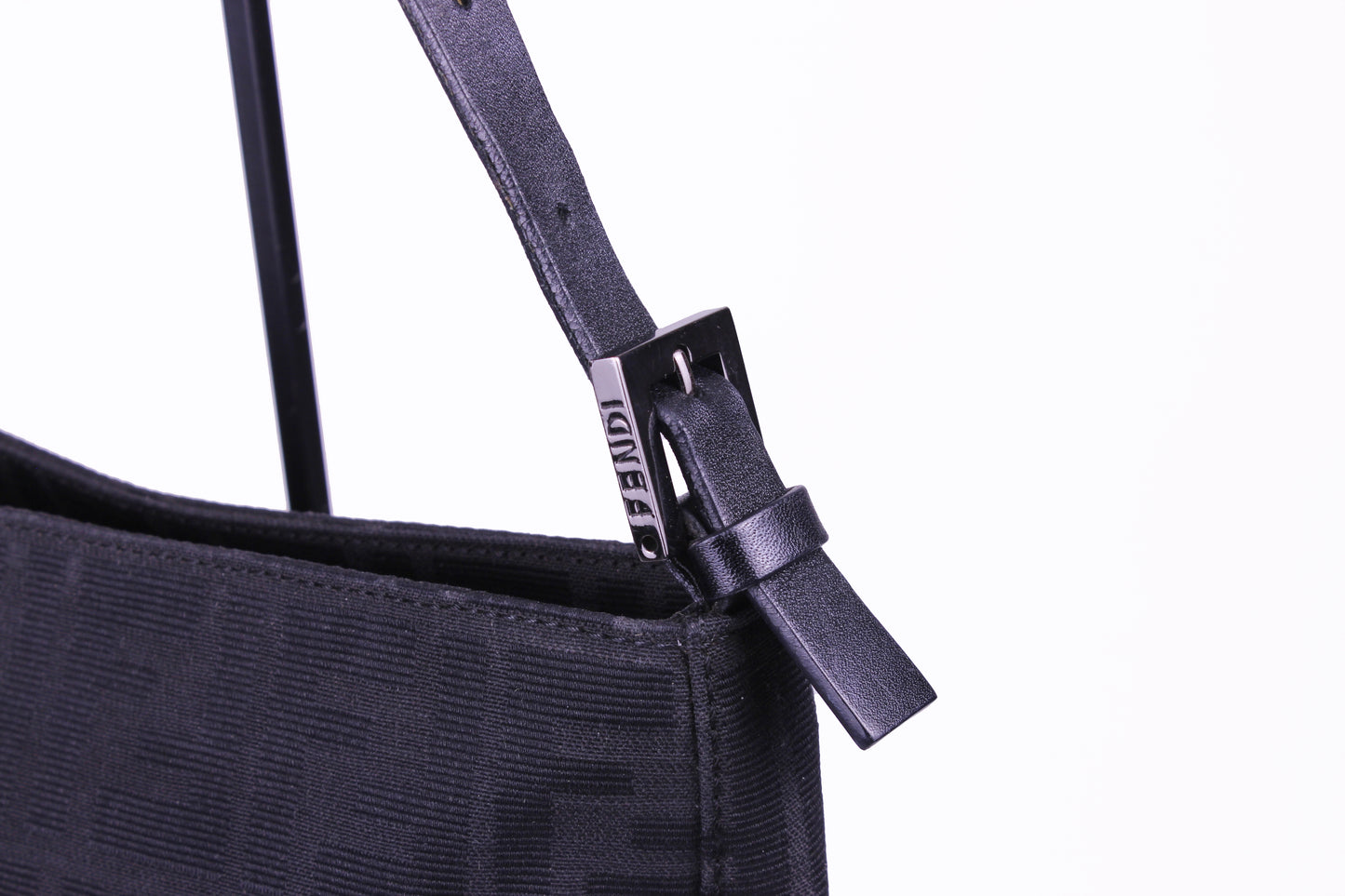 Fendi Black Zucca Shoulder Bag
