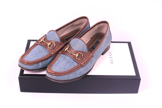 Gucci Leather Horsebit Loafers