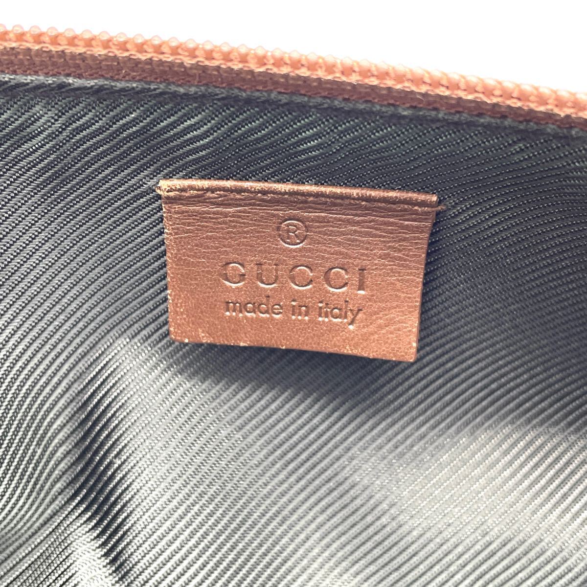 Gucci Boat Pochette Monogram Canvas