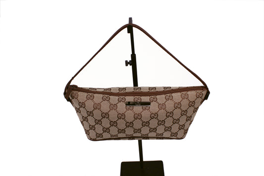 Gucci Boat Pochette Monogram Canvas